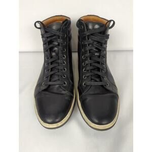 Johnston & Murphy Fenton Black Leather High Top 25-3101 Size 9M